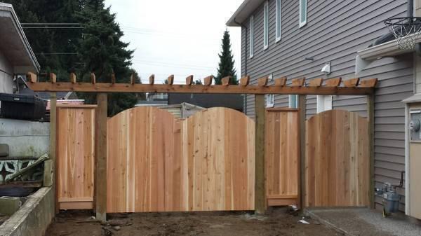 Big big Sale cedar fence panel & installation to