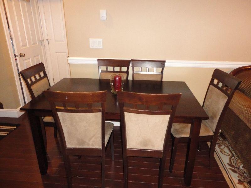 Dining table set and sofa set