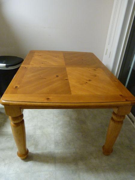 Solid Wood Dining Table and 6 Chairs