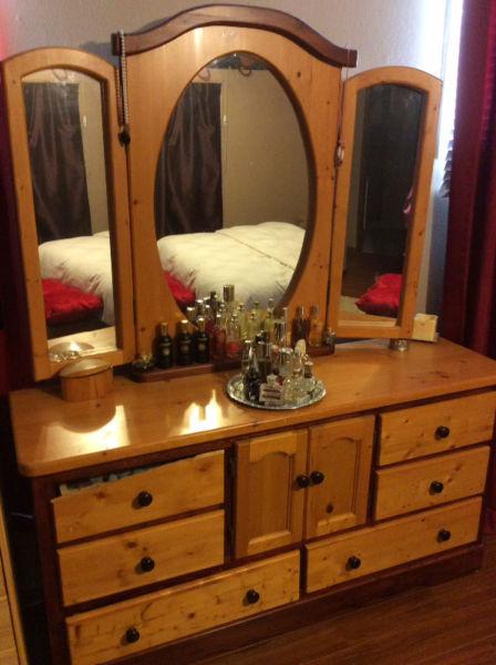 Dresser and two night stands