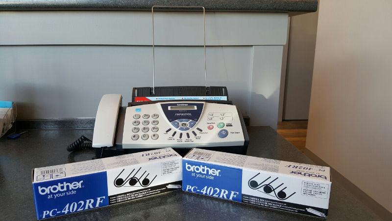 Brother Fax-575 Personal Fax Phone Copier & Refills