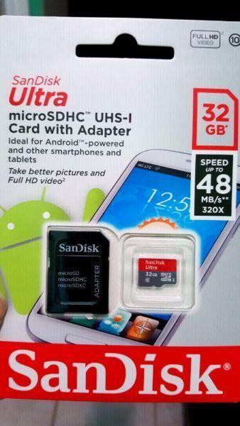 SanDisk Ultra microSDHC w/adapter