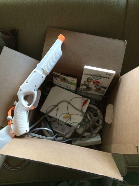 Wanted: Wii console with 3 games for sale