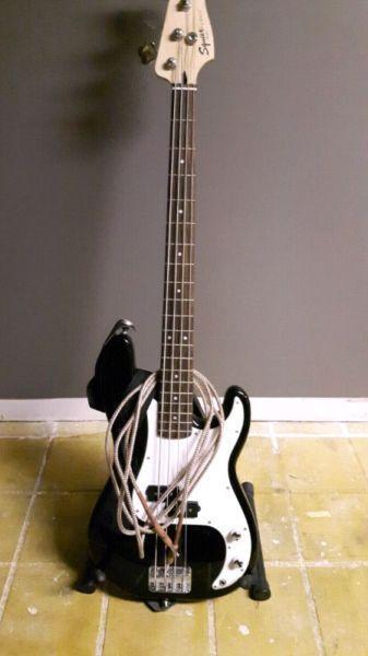 Bass guitar and accessories