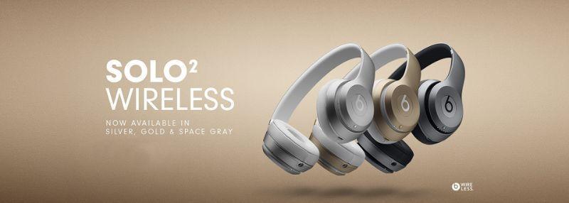 Brand New Sealed Beats Solo 2 Wireless Headphones - Space Grey