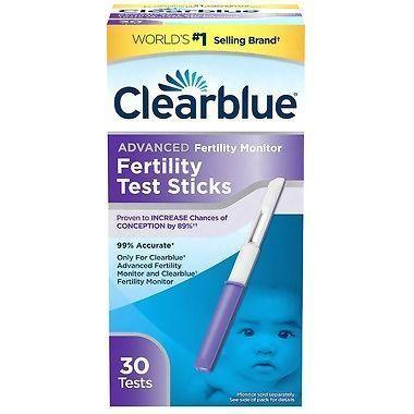 NEW Clear Blue Fertility Monitor & 30 (3 months) Testing Sticks