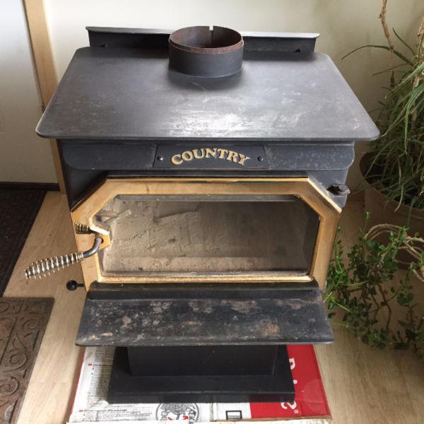 Country Brand Used Wood Heater