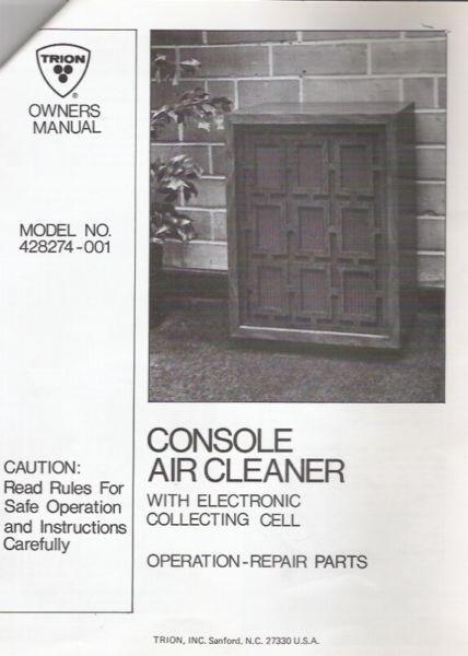 CONSOLE AIR CLEANER