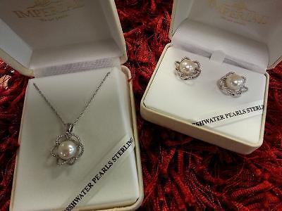 Pearl & Diamond necklaces & ear rings ( can sell separately)