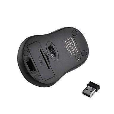USB 2.4GHz Wireless Mouse - Black