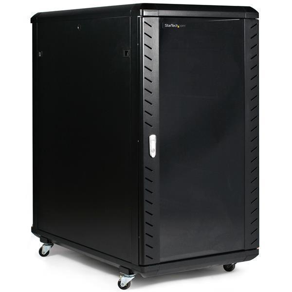 22U 36in Knock-Down Server Rack Cabinet with Casters