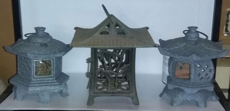 3 tealight pagodas