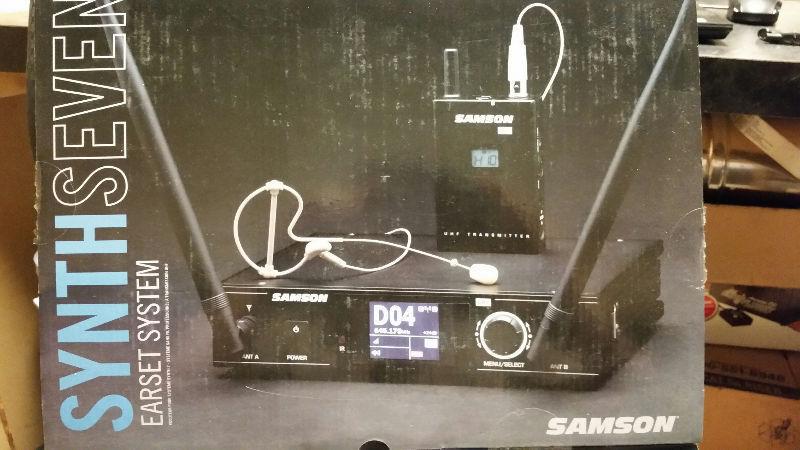 Samson Synth7 Wireless Headset mic's
