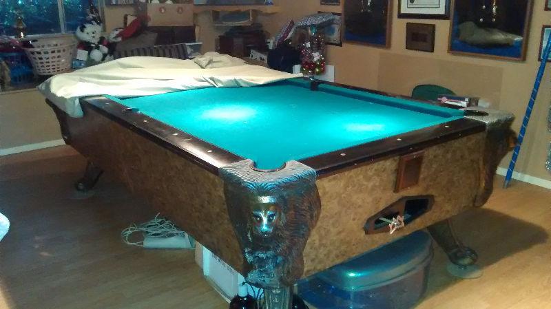 Very onate 4x8 Bar stile Slate Pool Table