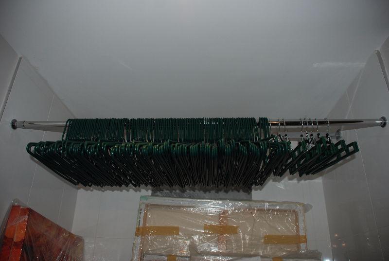 147 Clothes Hangers For Sale - Green, Padded, And White