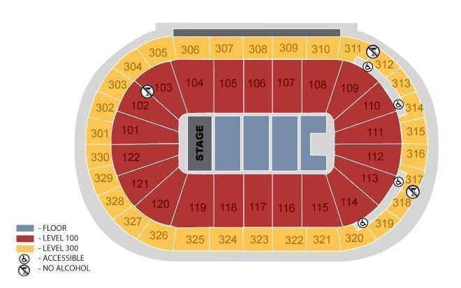ROW 1! DRAKE - 4 Tickets In A Row -- BEST UPPER BOWL! SEC 316