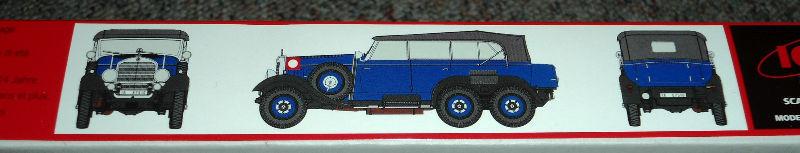 ICM 1/35 Type G4 (W31) WWII German Personnel Car with Open Cover