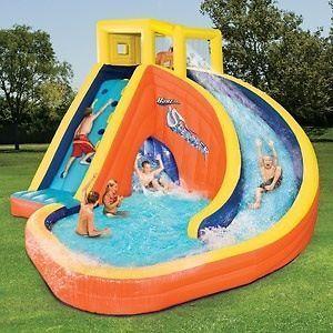 Sidewinder inflatable water slide