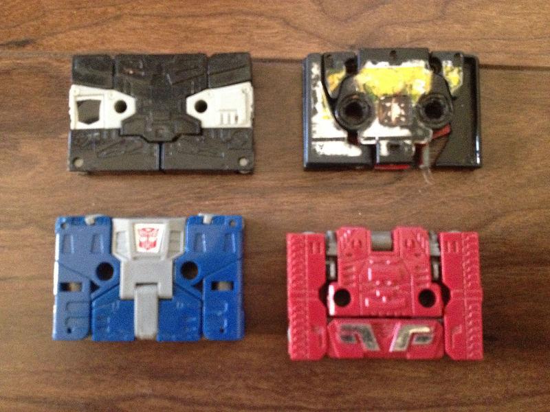 4 1980s transformers(cassettes)