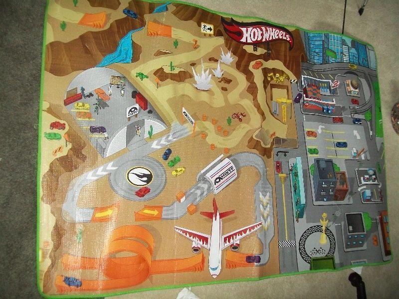 Hot Wheels play mat