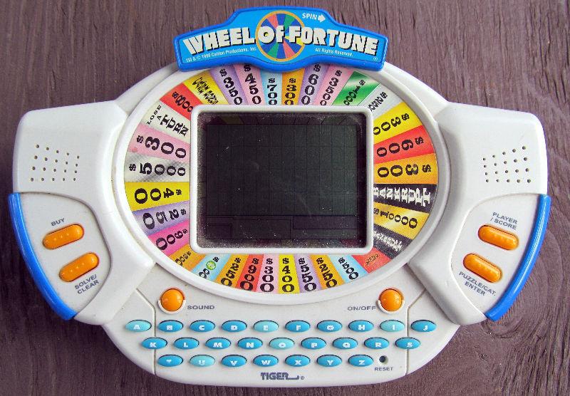 Wheel Of Fortune handheld game