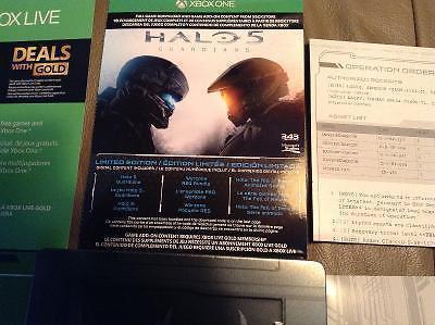 Halo 5 Guardians Limited Edition with Steel Case - New/unused