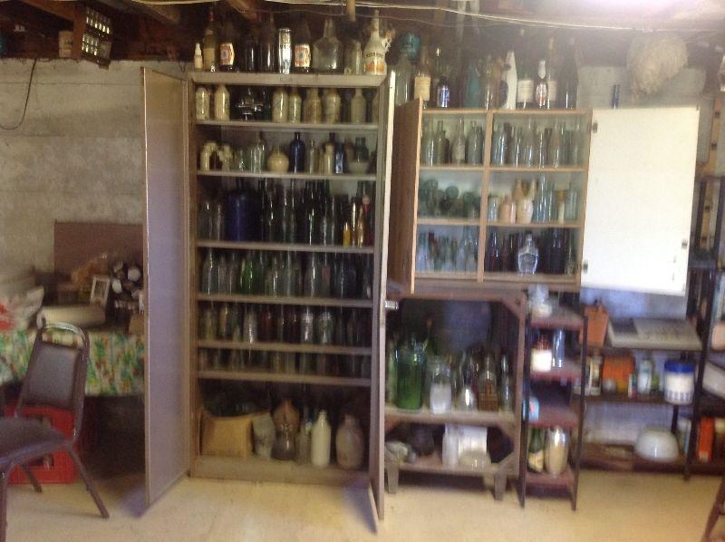 1300 antique bottles