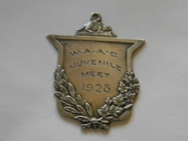 Rare Sterling Wanderers Amateur Athletic Club Meet Medal 1928