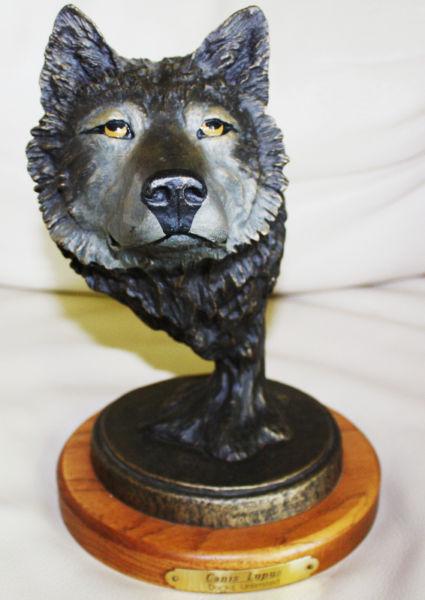 Ducks Unlimited, sculptor signed Wolf, limited edition