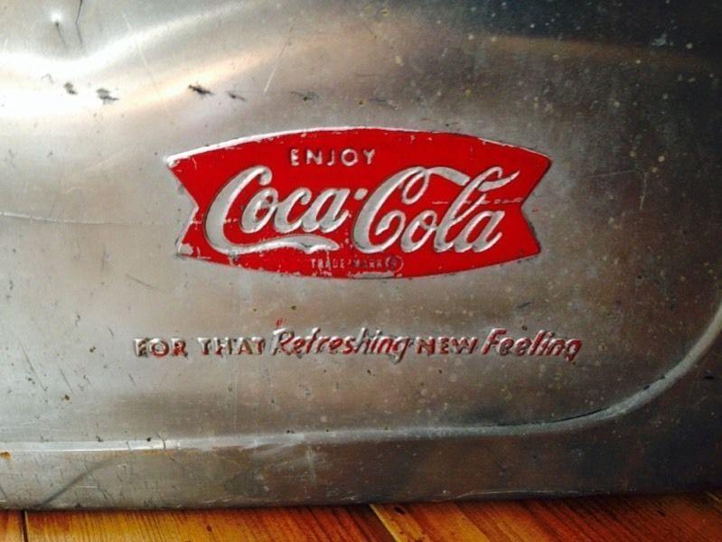 Vintage Aluminum 1960's Coca Cola Cooler