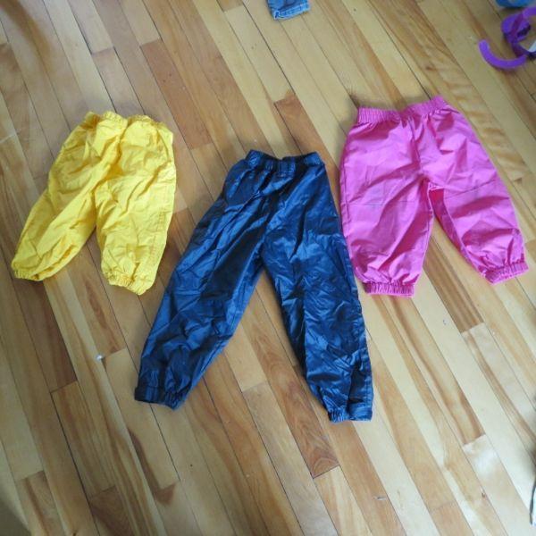 3 rain pants