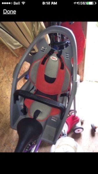 Bell toddler seat for bicycle