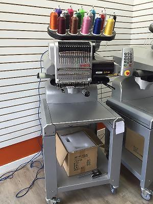 Melco 16 thread embroidery machines
