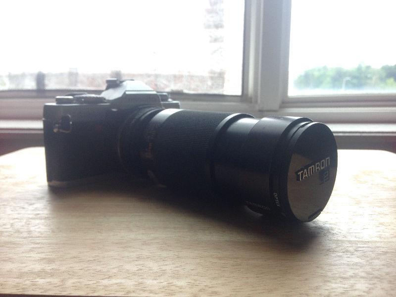 Minolta XG1 w/ Tamron CF Tele Macro lens