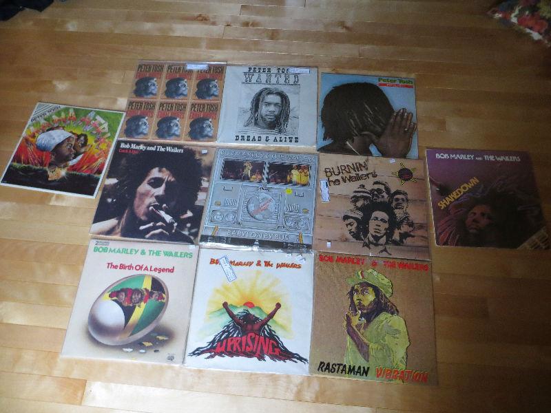 BOB MARLEY/PETER TOSH LPS/RECORDS