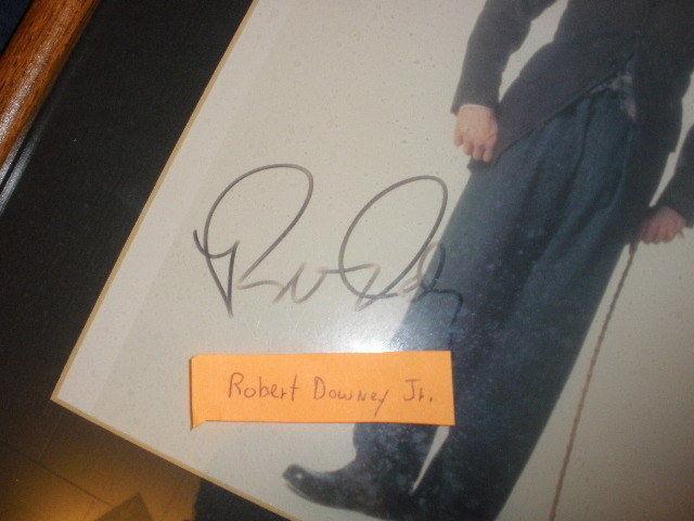 Robert Downey Jr. Charlie Chaplin 8X10 photo, with autograph