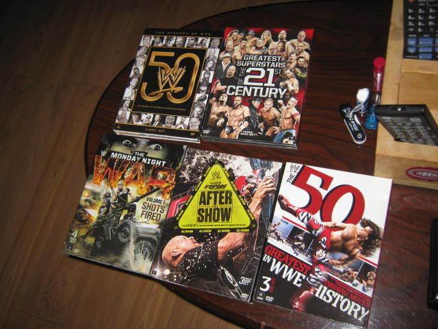 WWE DVDs for sale