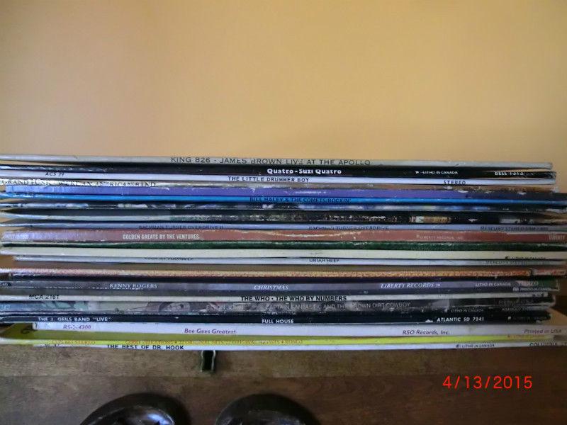 LARGE COLLECTION OF 30 LP'S. COMPLETE LIST $3.00 EACH