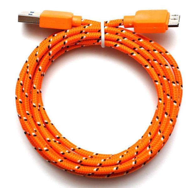 3 meters Long Braided Data Cable for Samsung Galaxy S5 and Note