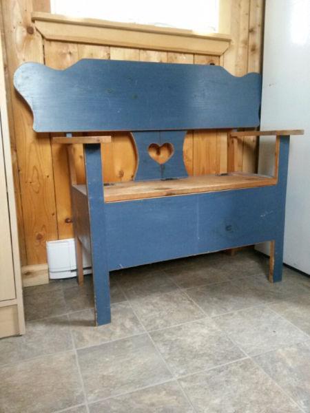 Cute little bench with storage