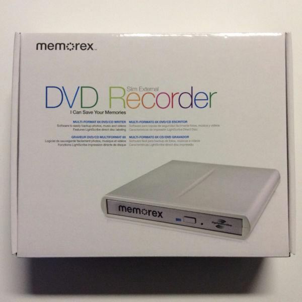 Memorex 8x Slim DVD Multi-Format Recorder External
