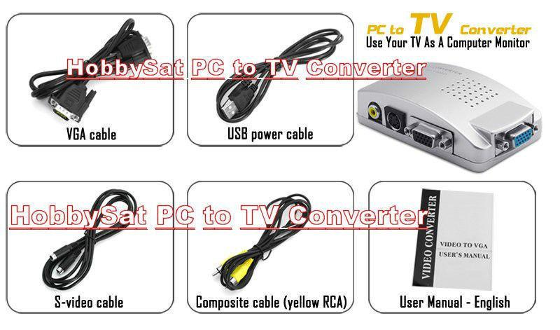 PC to TV Converter Watch movies from computer on TV