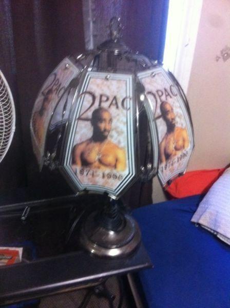 Vintage Tupac lamp (great condition)
