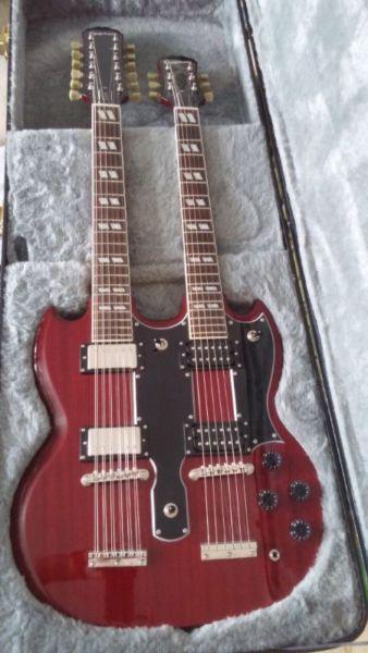 Epiphone limited edition G-1275 double neck