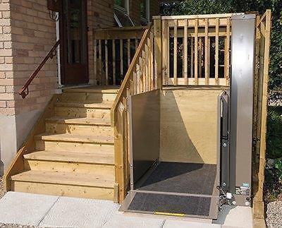 wheelchair exterior deck lift