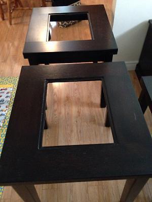 Coffee table and end tables
