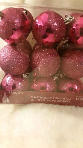 New in Packages, Shatterproof Ornaments