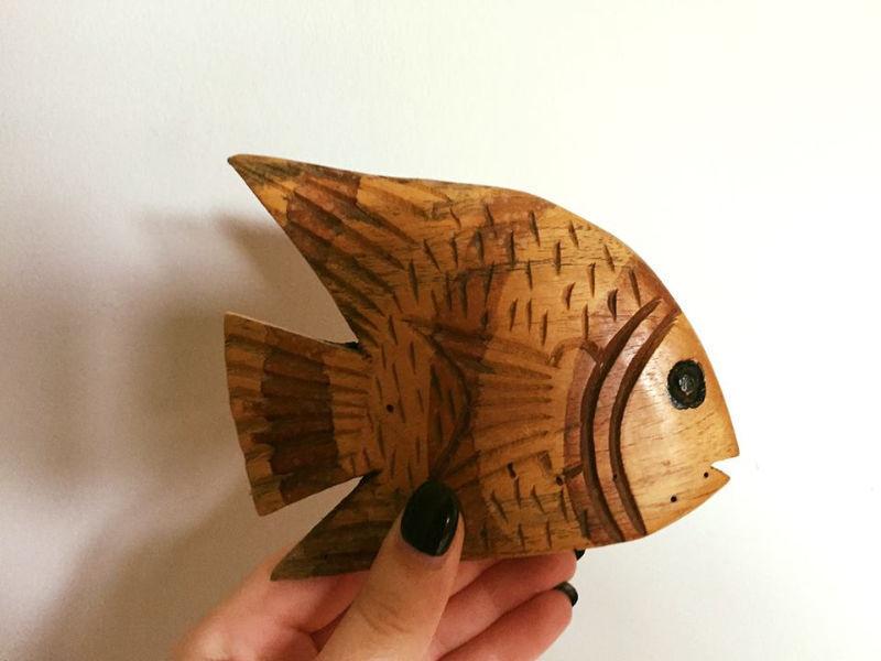 Wooden Fish Decor