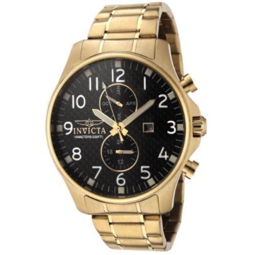 Brand New Invicta Swiss Made 18k Gold Plated Watch