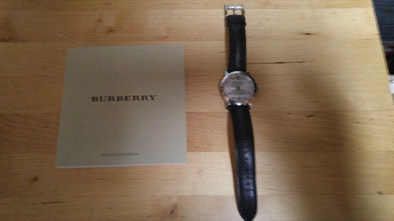Genuine Burberry men's watch